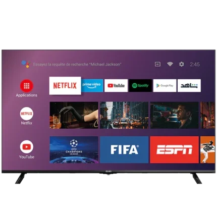 TV LED 50" SMART Android Officiel 4K Récepteur intégré