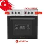 Venezia Four encastrable électrique inox – Friteuse à cuisson rapide turbo ventilée