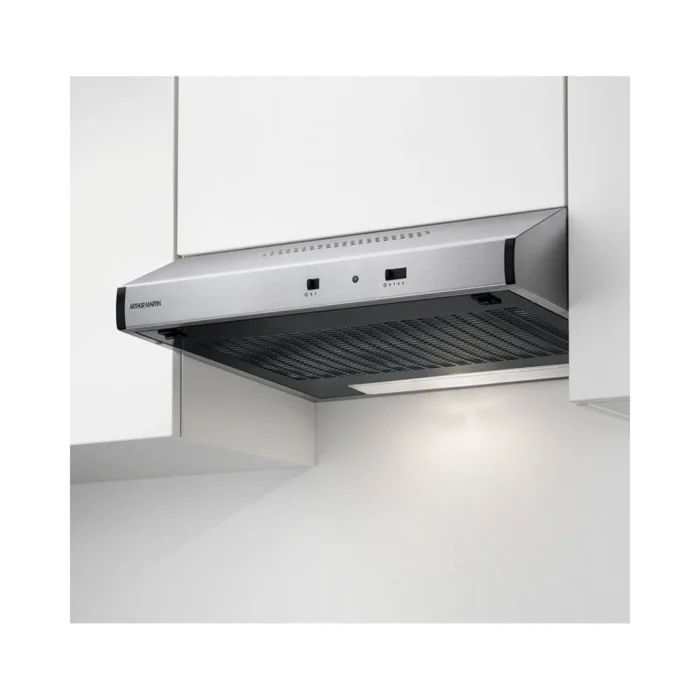 PACK(PLAQUE ARTHUR MARTIN 4F 60CM INOX+HOTTE ARTHUR MARTIN 60CM INOX+FOUR ENCASTRABLE ARTHUR MARTIN UT300 MF7, INOX)