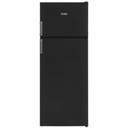 DAIKO Réfrigérateur 216 L Double portes Dark inox