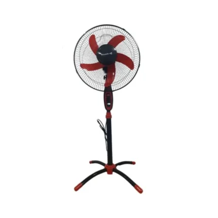 Coldair Ventilateur posable sur pied – 3 vitesses – 40W – RougeNoir
