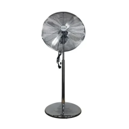 Sonic Ventilateur posable sur pied – 3 vitesses – 40W – 45 CM – INOX