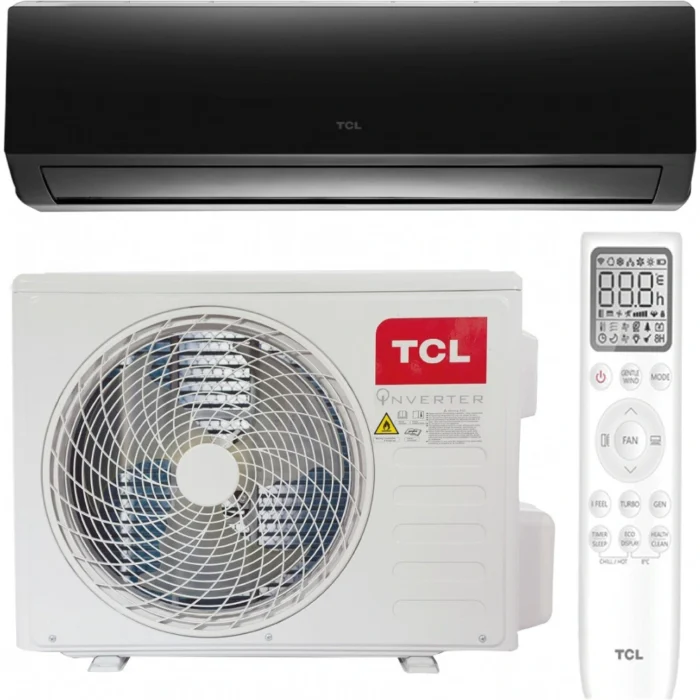Climatiseur TCL 9000 INVERTER NOIR WIFI