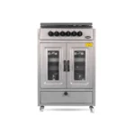 Cuisinière Tivoli 60 cm 4 feux gris