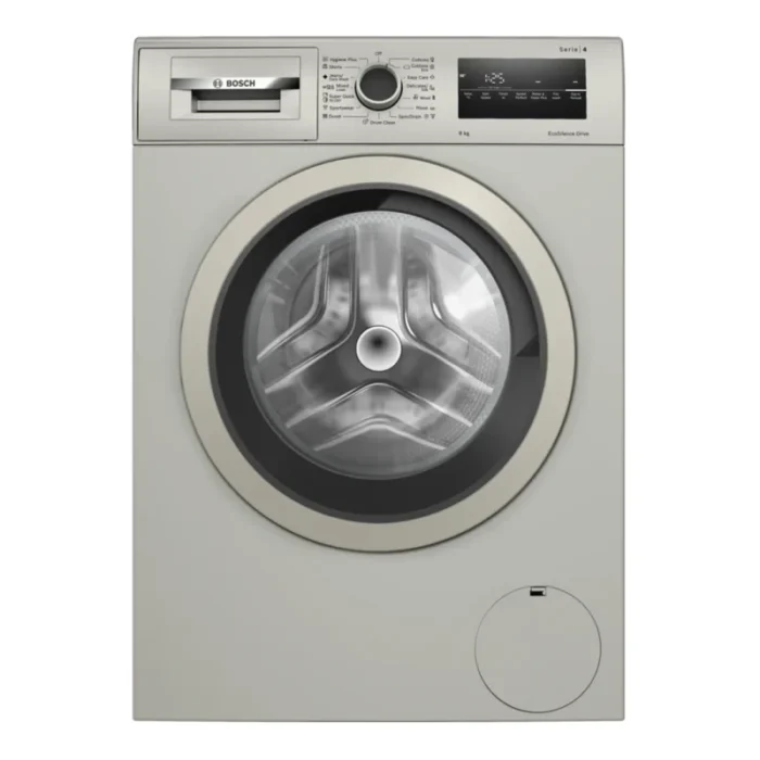 BOSCH LAVE LINGE BOSCH 8KG WAN2420XME 1200 trs/min, Argent inox.