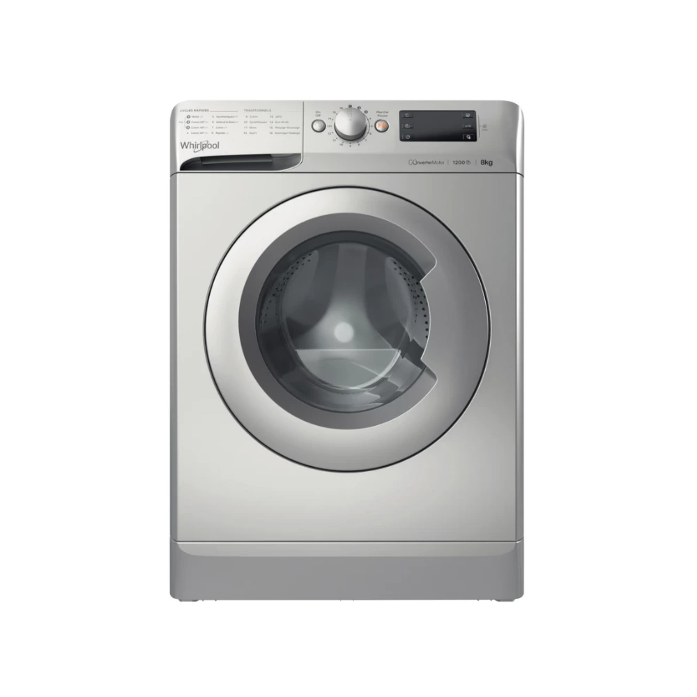 WMTE_8123_SNA - MAL WHIRLPOOL 8KG 1200T SILVER A+++ WMTE_8123_SNA - MAL WHIRLPOOL 8KG 1200T SILVER A+++