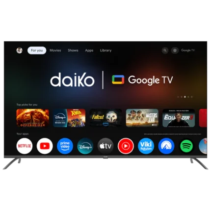 QLED Google Gaming TV 120 Hz 65" SMART Metal Frameless 4K DAIKO®