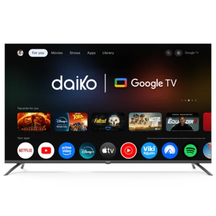 QLED Google Gaming TV 120 Hz 55" SMART Metal Frameless 4K DAIKO®