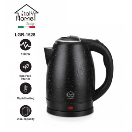 Bouilloire Italy Home 2L Noir