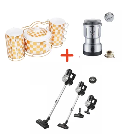 Pack : Soupière 7pcs + Coffee Grinder + Aspirateur 3 en 1