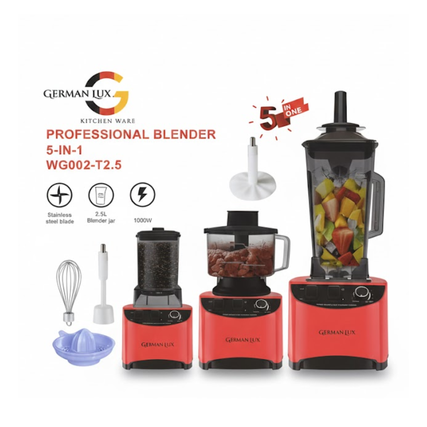 Blender German Lux 2.5L Blender German Lux 2.5L