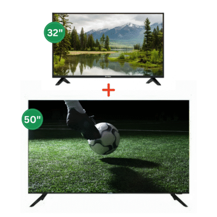 LAXAS SMART TV 50" 4K +LAXAS SMART TV 32" HD + 🚚 Livraison gratuite