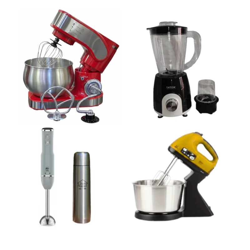 Pack Chaaban : Robot de cuisine 5L + Mixeur plongeant +Blender + Thermos + Mixeur