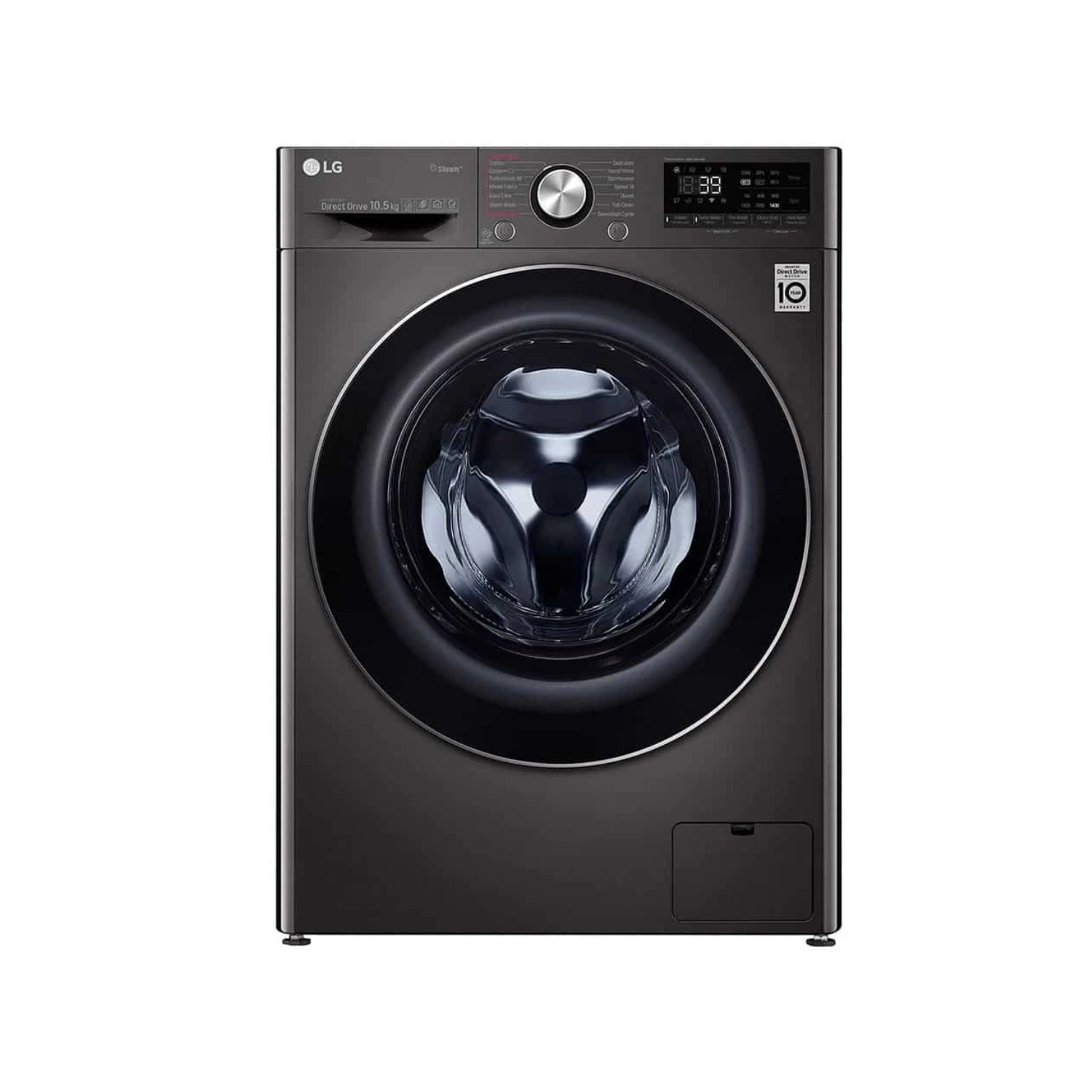 LG Machine à laver 10,5KG 1400T inox F4V9RWP2E LG Machine à laver 10,5KG 1400T inox F4V9RWP2E