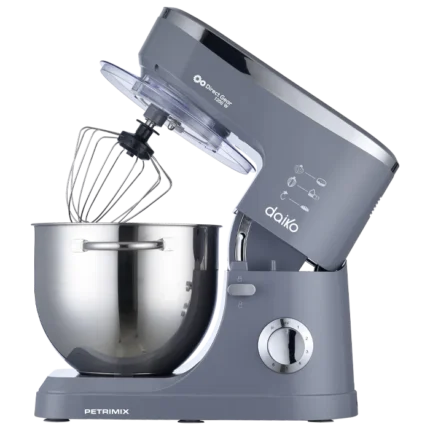 DAIKO Pétrin Gris Bol Inox 9L