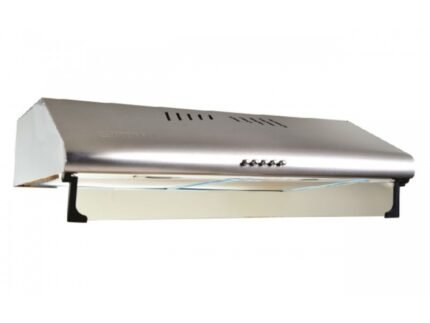 KRÖHLER Hotte Sous Meuble 60 cm Inox 280 m³/h avec Visière Verre – EKH-CLA60-IN