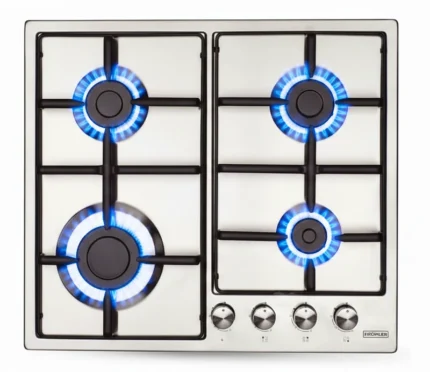 Plaque de cuisson KRÖHLER 60cm 4 Feux INOX