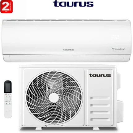 Taurus Climatiseur 9000 BTU INVERTER WIFI télécommande écran LED 5 modes 8 vitesses