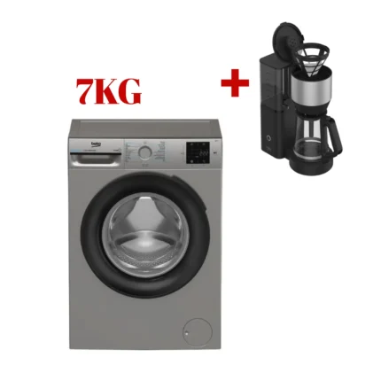 Pack : Machine à laver Beko 7KG + Machine à café BEKO