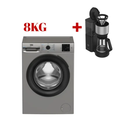 Pack : Machine à laver Beko 8KG + Machine à café BEKO