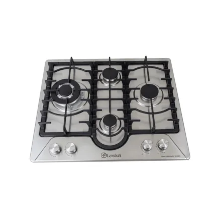 Alaska Plaque de cuisson à gaz encastrable inox 4 feux