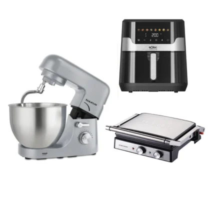 Pack : Petrin taurus 5L + Air fryer 8L + Panini asteria ceramic Taurus